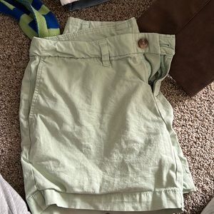 Mint green shorts